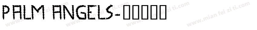 palm angels字体转换